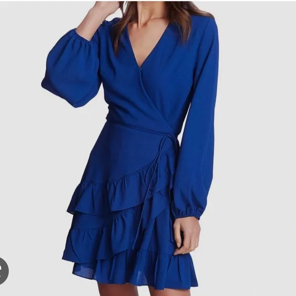 Royal Blue Wrap Dress | Color: Blue | Size: 6 | Heaveng12's Closet Royal Blue Wrap Dress | Color: Blue | Size: 6 | Heaveng12's Closet